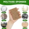 10 Pack Biodegradable Sponges - Sponges Kitchen Natural Sponges for Dishes Natural Sponge Dish Sponge - Eco Friendly Sponges Natural Kitchen Sponge - Image 5