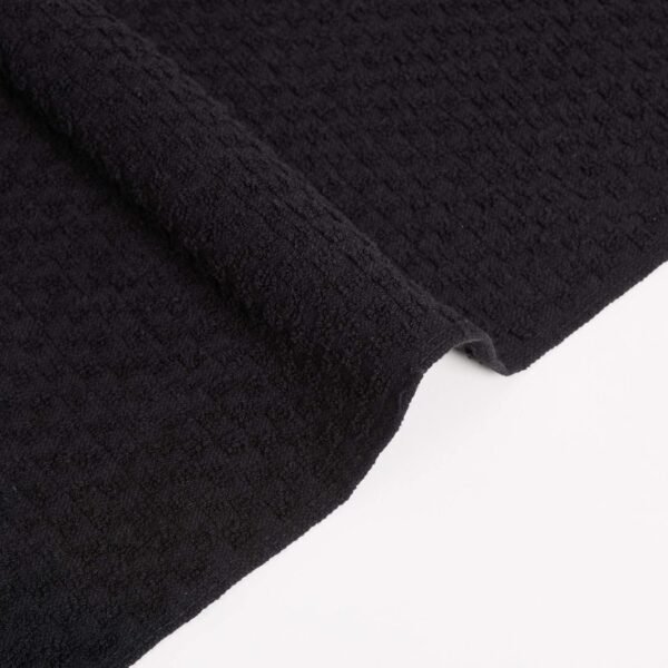 Kitchen Towels - Dish Towels and Dish Cloths - Hand Towel and Dishcloths Sets - 100% Soft Ring Spun Combed Cotton - Great for Cooking in Kitchen or Household Cleaning - Size 15" x 25" (Black, 12) - Image 5