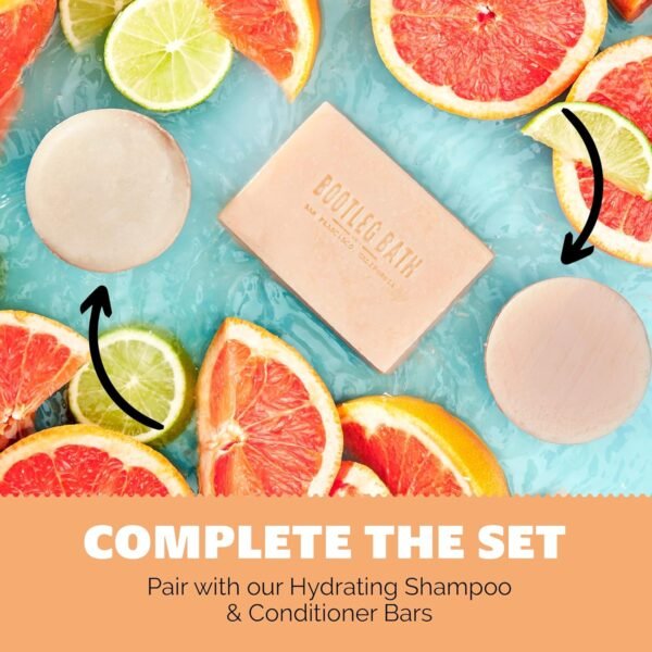 Greyhound Natural Moisturizing Bar Soap with Sea Buckthorn Oil, Grapefruit & Bergamot, Cruelty Free Bar Soap for Men and Women, Eco Friendly, Handcrafted in USA 4.4 oz bar - Image 6