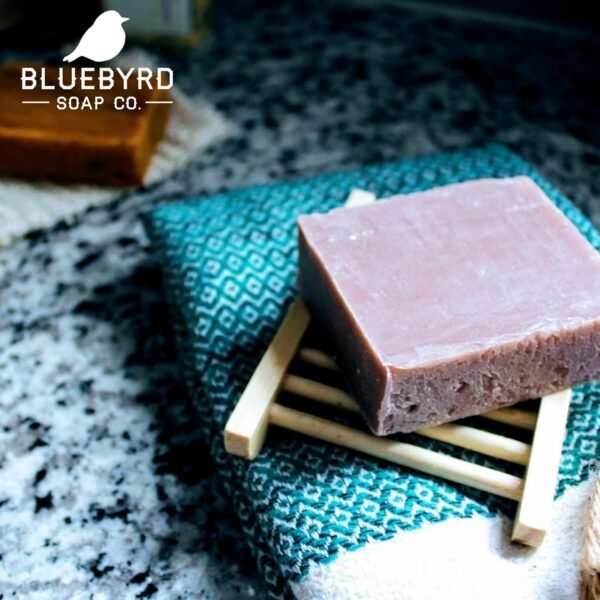 Bluebyrd Soap Co. Lavender Woods Bar Soap | 100% Essential Oil Fragranced Bar -Natural Cleansing Body Wash Bars | Handmade Organic Lavender Soap Bar With Best Skin Ingredients (Evergreen) - Image 8