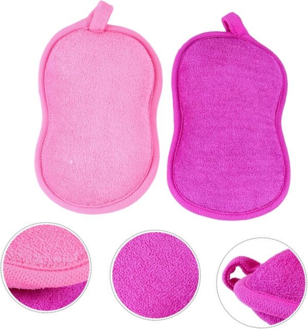 8 Pcs Bath Sponge Plants for Foam Body Wash Scrubber Sponge Natural Dish Sponge Shower Body Sponge Clean Body Lotion Bathtub Scrubber Bath Cleaning Sponge Filament - Image 2