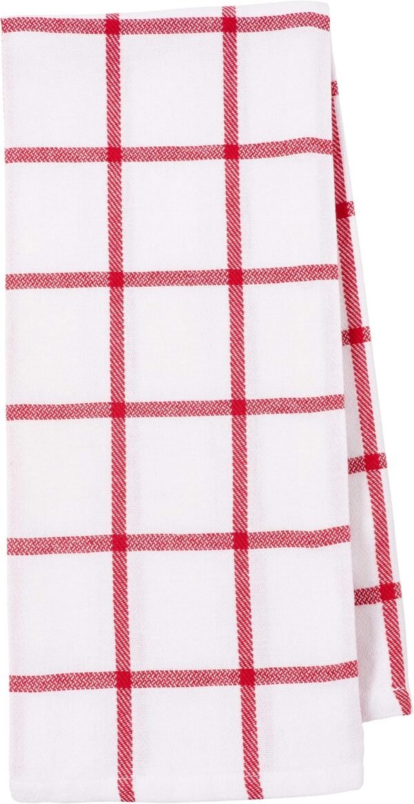 KAF Home Pantry Kitchen Holiday Dish Towel Set of 4, 100-Percent Cotton, 18 x 28-inch (Vintage Red Christmas Truck) - Image 4