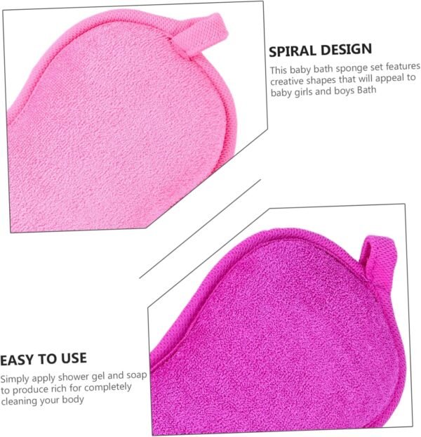 8 Pcs Bath Sponge Plants for Foam Body Wash Scrubber Sponge Natural Dish Sponge Shower Body Sponge Clean Body Lotion Bathtub Scrubber Bath Cleaning Sponge Filament - Image 5