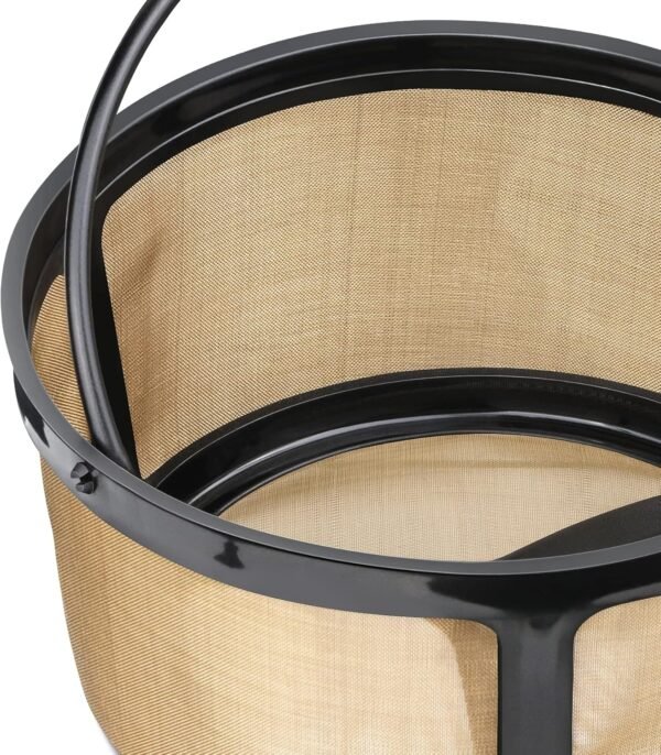 Reusable 8-12 Cup Basket Gold Mesh Coffee Filter for Keurig K-Duo Essentials and K Duo Brewers Machine, Replaces your Paper Coffee Filters, BPA Free (1 Pack) - Image 7