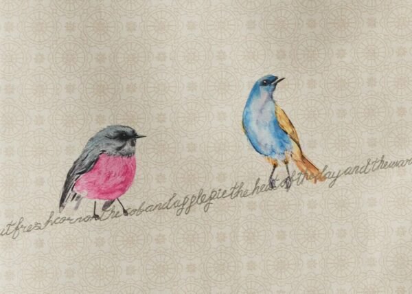 Maison d' Hermine Birdies On Wire 100% Cotton Set of 2 Multi-Purpose Kitchen Soft Absorbent Dish Towels | Tea , Bar Towels (20 Inch by 27.50 Inch) - Image 6