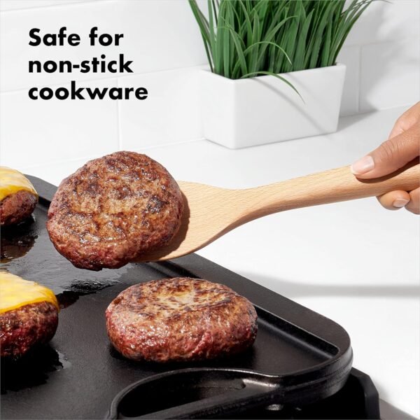 OXO Good Grips 3- Piece Wooden Utensil Set - Image 4