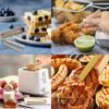 Mini 90pcs bamboo tongs 4-inch long toast tongs disposable wooden cooking tongs bamboo cooking utensils toast bread kimchi tea set - Image 5