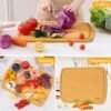Homaxy Extra Large Bamboo Cutting Boards for Kitchen, 18x12.5" Wood XL Cutting Board with Juice Groove, Butcher Block Wooden Chopping Board for Kitchen, Meat, Cheese, Fruit & Vegetables - Pre Oiled - Image 5
