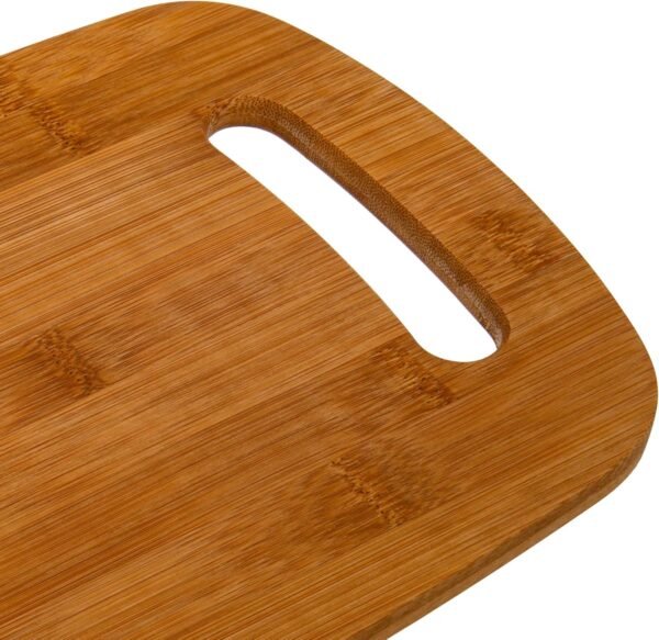 Luciano Housewares, Beige Classic Bamboo Cutting Board, 12.6 x 7.87 inches, 12.75 x 7.87 - Image 5