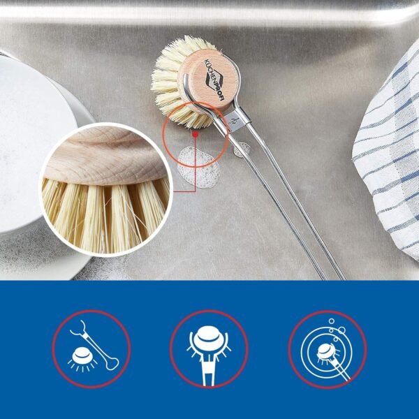 Küchenprofi Classic Stainless Steel Dishwashing Brush - Image 5