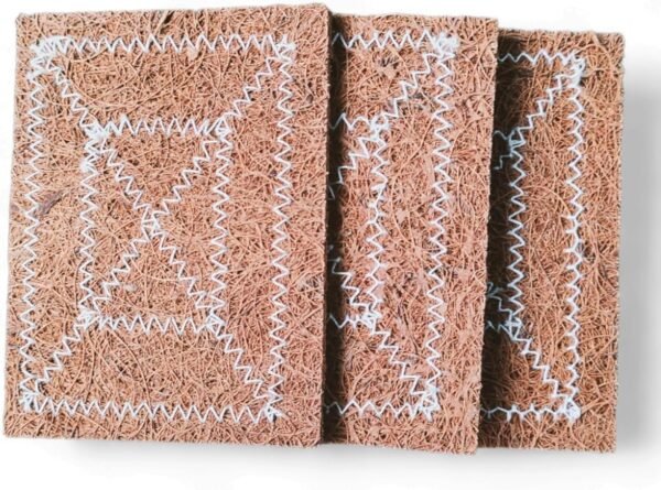 Natural Kitchen Sponge Biodegradable Compostable Cellulose and Coconut Scrubber Sponge Eco Friendly Sponges for Dishes (3)
