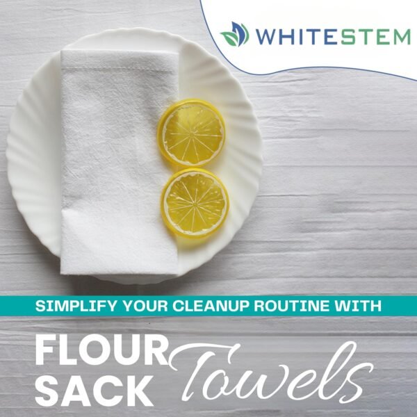 Dish Cloths Cotton| Christmas DIY Cloths |Dish Towels Absorbent and Lint Free Flour Sack| Dishcloths for Kitchen Washing Dishes| Fast Drying Dish Rags| 12 Pack 13"x13" White - Image 2