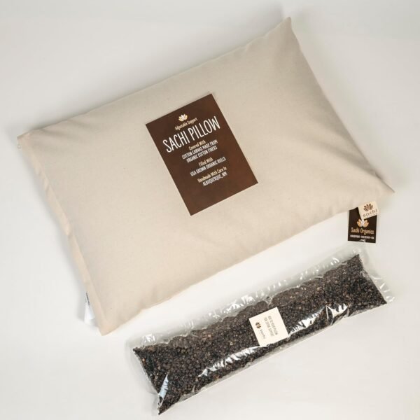 Sachi Organics Buckwheat Pillow Traditional Size 14"x20"
