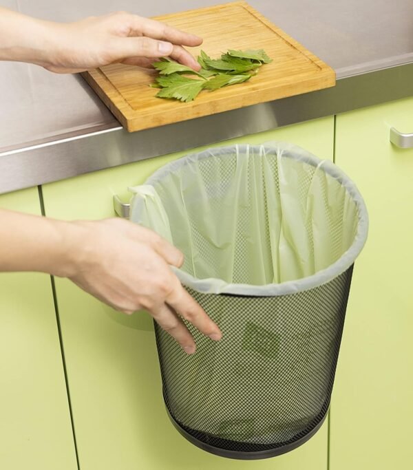 200 Count 100% Compostable Bags, 2.6 Gallon – Small Kitchen Trash Bin Bags, US BPI & OK Compost Home Certified, ASTM D6400 Certified (2 Pack Of 100) - Image 5