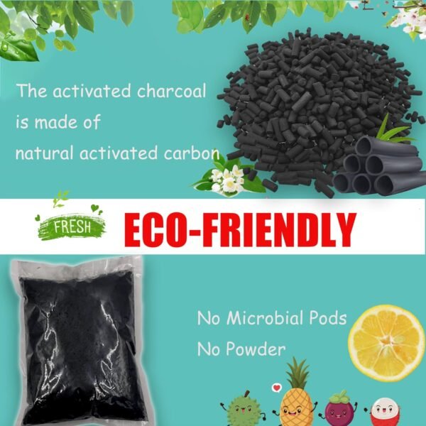 1.55 Pounds Oversized Pack Replacement Odor Absorbing Filter Refills for Smart Waste Kitchen Composter, Activated Charcoal for Electric Compost Bin Odor Control - Image 3