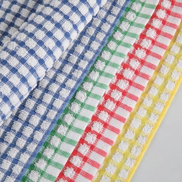 Oeleky Dish Cloths for Kitchen Washing Dishes, Super Absorbent Dish Rags, Cotton Kitchen Dish Towels Pack of 8, 12x12 Inches - Image 6