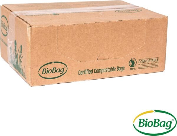 BioBag (USA) The Original Compostable Bag, 8 Gallon, 500 Count, 100% Certified Compostable Trash Bag Liners for Food Waste, Extra Strong and Durable - Image 4