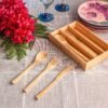 Totally Bamboo 12-Piece Reusable Bamboo Flatware Set with Portable Storage Case, Dishwasher Safe - Image 3