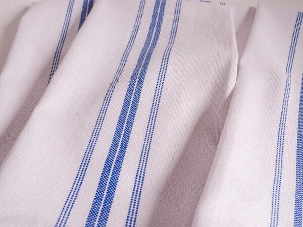 KAF Home Classic Farmhouse Stripe Kitchen Towels, Pure Cotton Dish Towels, Towel Dish Cloths for Cooking, Cleaning, and Dining, Set of 12, Blue - Image 2