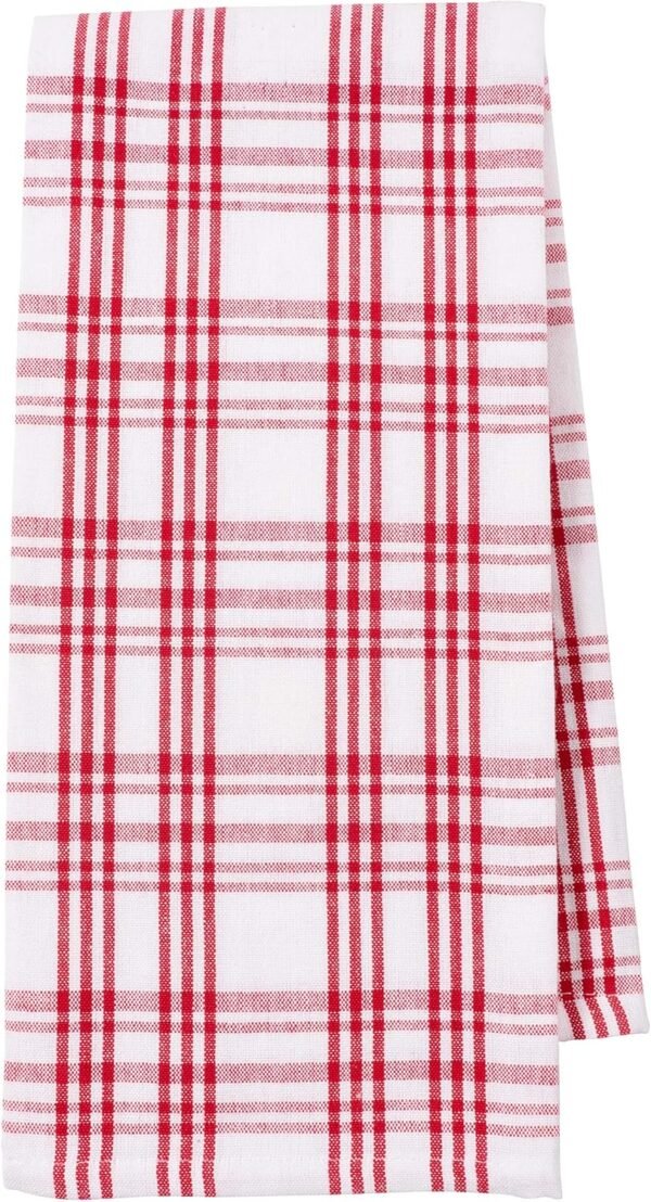 KAF Home Pantry Kitchen Holiday Dish Towel Set of 4, 100-Percent Cotton, 18 x 28-inch (Vintage Red Christmas Truck) - Image 5