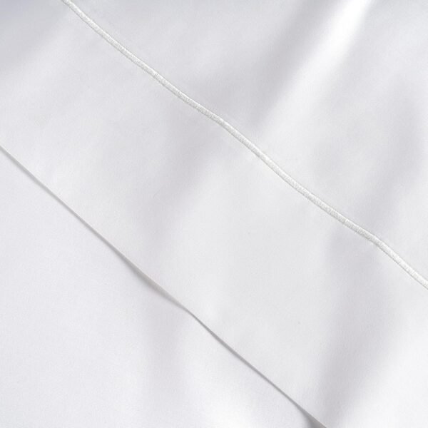 LANE LINEN 100% Egyptian Cotton Sheets Queen Size - 1000 Thread Count White Bed Sheets for Queen Size Bed, Long Staple Cotton Bedding Sheets, Sateen Weave, Luxury Hotel Sheets, Fits upto 17" Mattress - Image 7