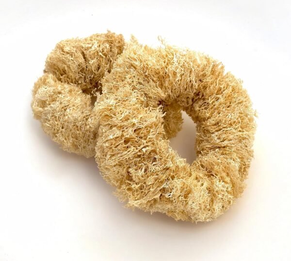 Natural Loofah Scouring Sponge for Kitchen or Bath - Pack of 2
