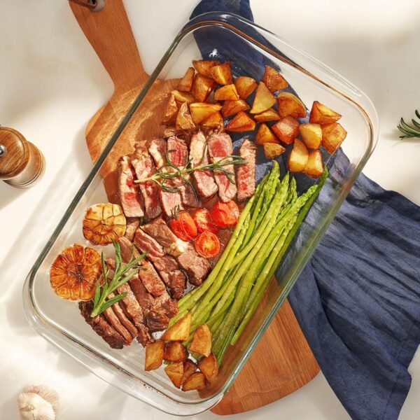 Sorbus Glass Meal Prep Containers - Premium Dishwasher & Oven Safe Food Storage Set | BPA-Free Airtight Glass Lunch Containers | Perfect for Meal Planning, Portion Control & Healthy Eating - Image 7