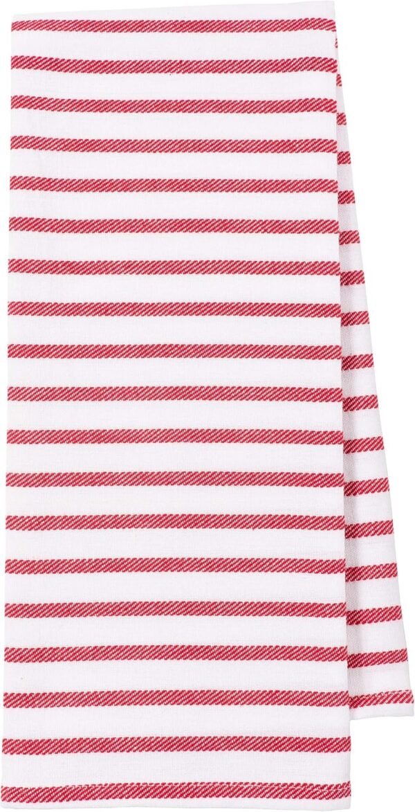 KAF Home Pantry Kitchen Holiday Dish Towel Set of 4, 100-Percent Cotton, 18 x 28-inch (Vintage Red Christmas Truck) - Image 3