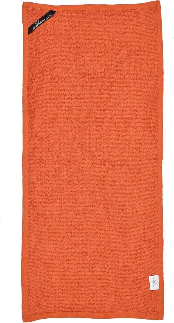 Dish Towels|Kitchen Dish Cloths Two-Sided Waffle Terry|13x28 Inches 100% Cotton Dish Rags Washing Dishes|Super Absorbent Reusable Quick Drying Dish Towels| 6-Pc Set Orange - Image 4