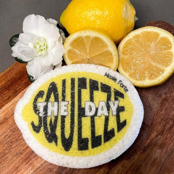 3Pack Lemon Dish Sponges | Squeeze The Day Fun Fruit Design | Cute Cellulose Compressed Kitchen Sponges |Natural & Biodegradable | Odor Resistant & None Scratch - Image 8