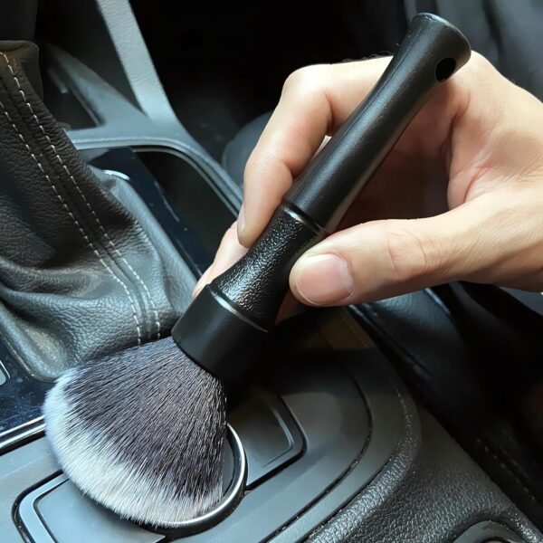 Car Detailing Brush Set, 7 Pcs Natural Bristles Car Detailing Kit for Automotive Interior, Air Conditioning Vents, Engine Bays, Dashboard and Wheels - Image 7