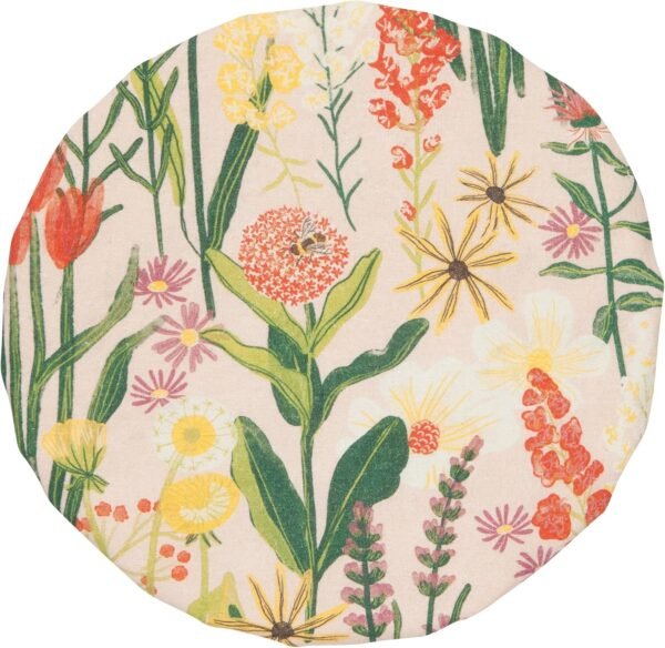 Now Designs Save Set Bowl Covers, DIA7.5in / DIA9.25in, Bees & Blooms - Image 5