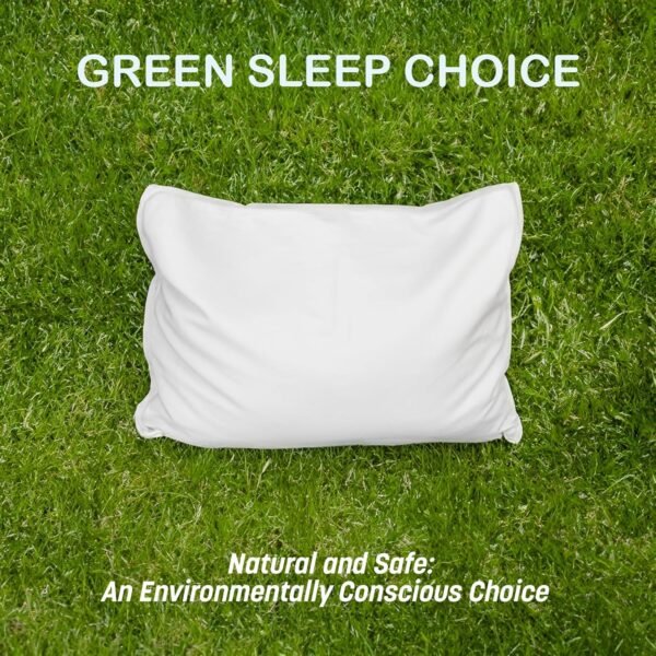 Turmerry Buckwheat Pillow Standard Size 20"X26" - USA Origin Hulls - Adjustable Loft and Firmness for Cervical Support for Back and Side Sleepers - Zippered Organic Cotton Cover - Sleeps Cool - Image 7
