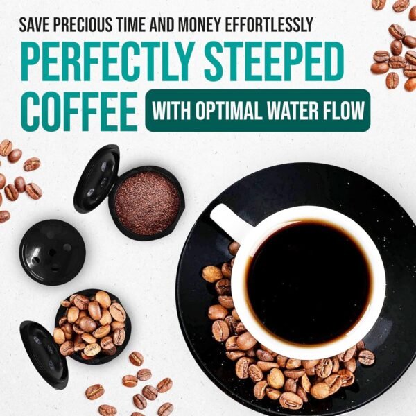 Reusable K Cups for Keurig Supreme, K Supreme Plus, K Slim, K-Brew Chill, K Duo Hot and Iced Gen 2 by PureHQ - Refillable Kcup for Keurig Coffee Maker - MultiStream Coffee Pods Filter - 4 Pack - Image 5
