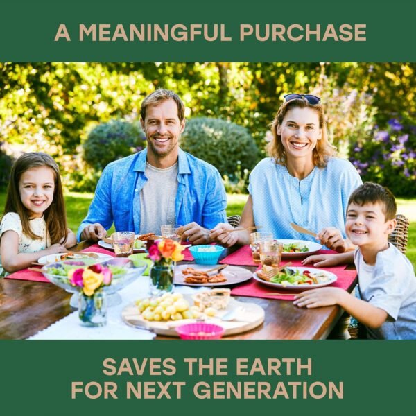 100% Bamboo Utensils - 360PCS Combo Pack Carbonized Disposable Cutlery Biodegradable and Sanitized - Heavy Duty & Fully Functional - Image 7