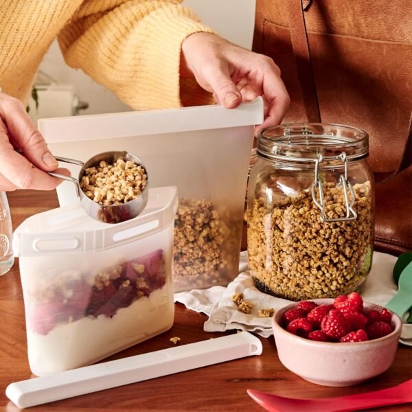 humangear GoPouch - Flexible Food Storage Container, Quick-Seal, Reusable Pouches, Leak Proof Bag with Slide-Lock Closure System, Blue, Small - Image 6