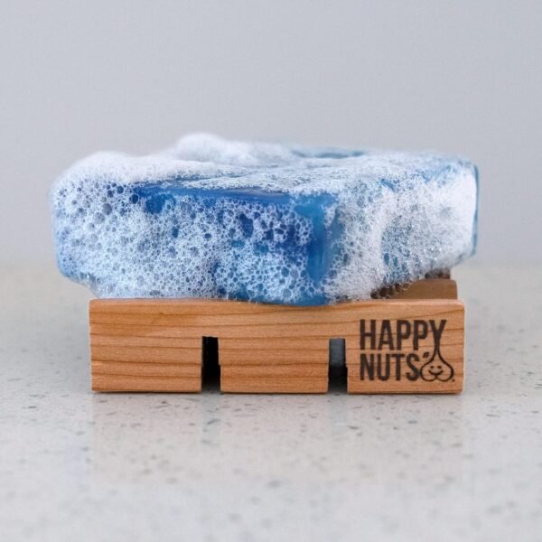 Happy Nuts Slab Saver Cedarwood Soap Holder Tray for Shower & Bathroom - Keep Your Bar Soap Dry & Fresh - Image 2
