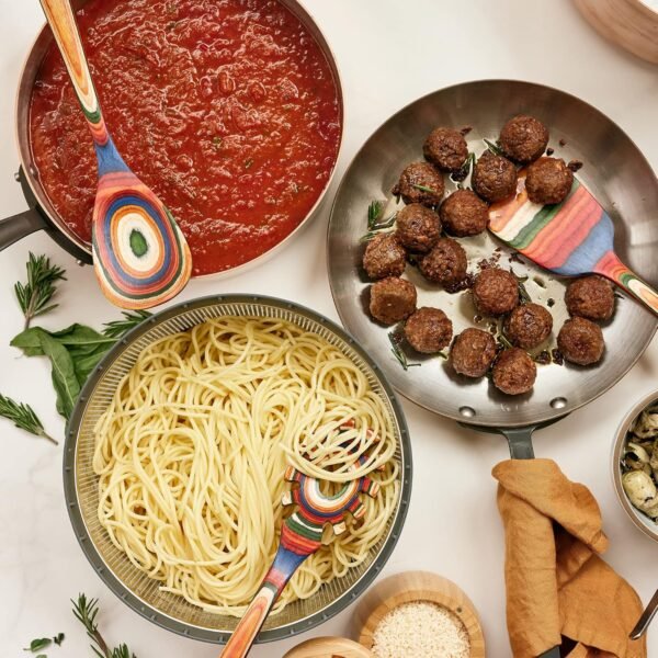 Baltique Marrakesh Collection 4 Piece Cooking Utensil Set, Safe for Nonstick - Image 2