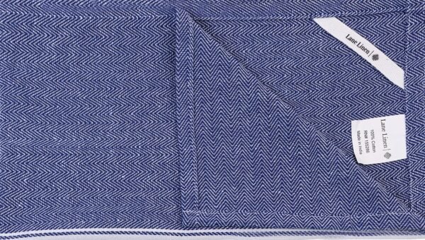 LANE LINEN Kitchen Towels Set - 100% Pure Cotton Dish Towels for Kitchen, Super Absorbent Kitchen Hand Towel, Blue Tea Towels, Soft & Durable Dish Cloths, Pack of 6 – 15”x25”, Blue Chambray - Image 5