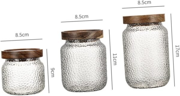 Glass Storage Jars Coffee Holder Bernardin Mason Jar Lids Airtight Brown Sugar Canister Coffee Pod Holder Storage Basket Container Jar with Lid Basket Coffee Filters Flask - Image 2