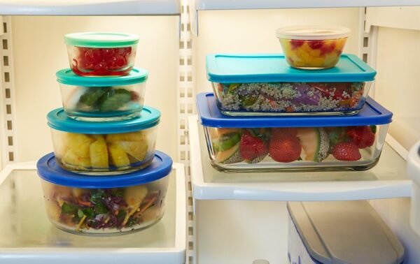 Anchor Hocking Glass Food Storage Containers with SnugFit Lids (20-piece, mixed sizes, glass tempered tough for oven, microwave, fridge, and freezer) - Image 6