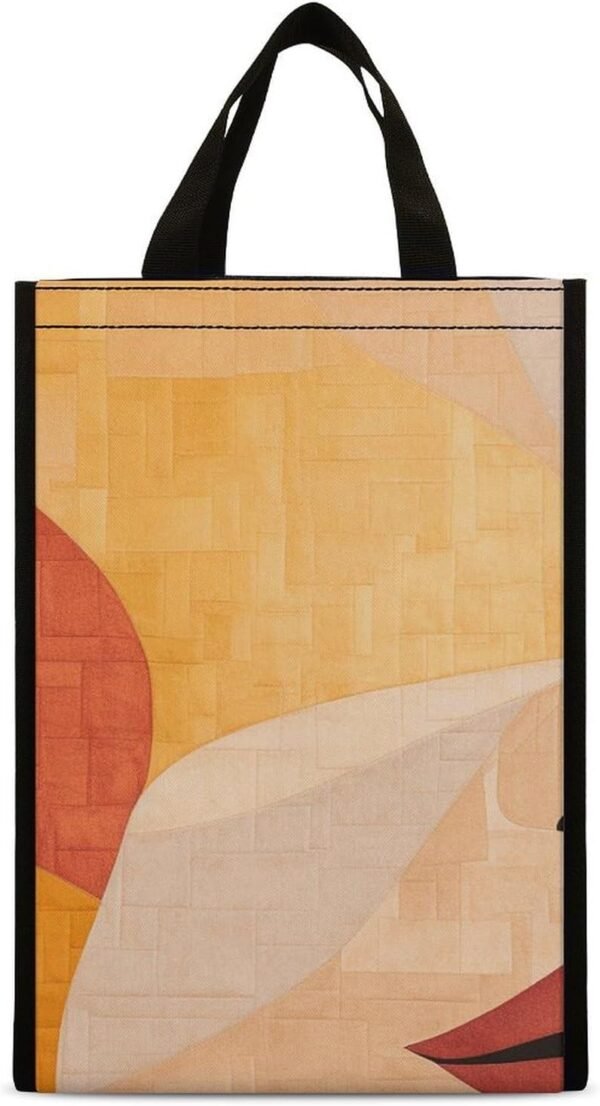Lunch Bag for Women Men Lunch Box Reusable Retro Natural Pattern Lunch Tote Bag Leakproof Lunch Cooler Bag for Work - Image 8