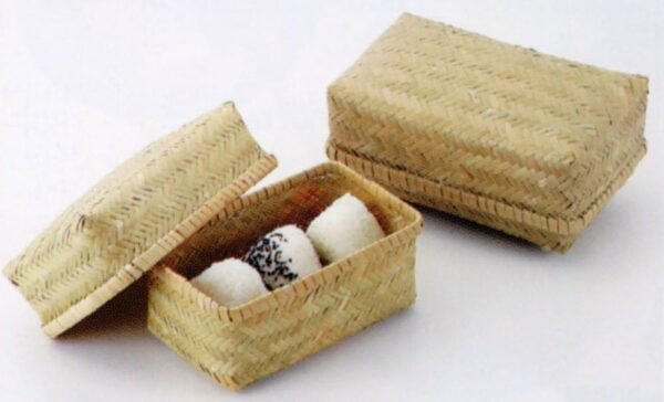 Koyanagi Sangyo 27002 Bamboo Ajiro Bento Box, Medium - Image 2