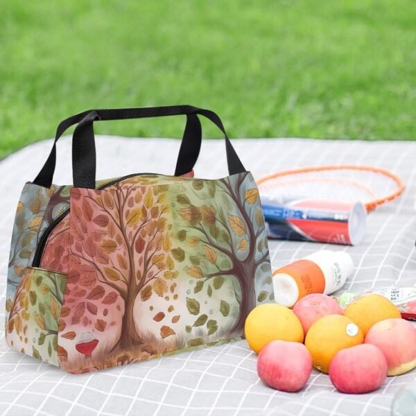 Autumn Naturally Lunch Bag for Women Men Reusable Lunch Tote Bags Insulated Lunch Box Large Capacity Lunchbox Cooler Lunch Container for Work Office Picnic Travel - Image 6