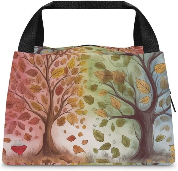 Autumn Naturally Lunch Bag for Women Men Reusable Lunch Tote Bags Insulated Lunch Box Large Capacity Lunchbox Cooler Lunch Container for Work Office Picnic Travel