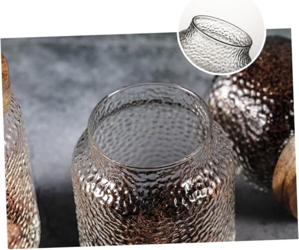Glass Storage Jars Coffee Holder Bernardin Mason Jar Lids Airtight Brown Sugar Canister Coffee Pod Holder Storage Basket Container Jar with Lid Basket Coffee Filters Flask - Image 8