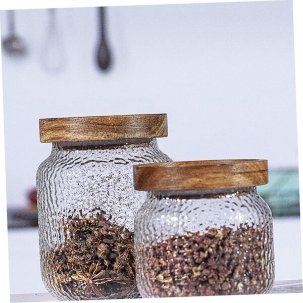 Glass Storage Jars Coffee Holder Bernardin Mason Jar Lids Airtight Brown Sugar Canister Coffee Pod Holder Storage Basket Container Jar with Lid Basket Coffee Filters Flask - Image 7