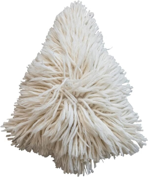 Creative Co-Op, Cream Woven New Zealand Wool Shag Tree Shaped Pillow, Color