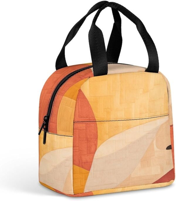 Lunch Bag for Women Men Lunch Box Reusable Retro Natural Pattern Lunch Tote Bag Leakproof Lunch Cooler Bag for Work