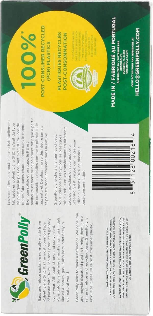 Tall Kitchen Trash Bags 13 Gallon, 20 CT - Image 4